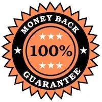 Money back guarantee badge used with current Nerve Fresh offer