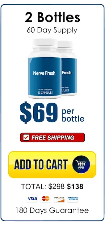 Nerve Fresh 2 bottle package with current displayed price